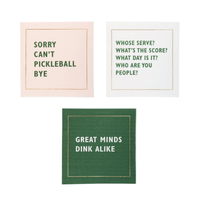 Pickleball Party Decorations all wrapped up and sent to you in a party in a box.