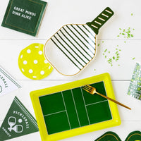 Make your pickleball party a grand slam with our paddle plates! Perfect pickleball party decorations for any country club-themed event. Serve treats with style and watch your guests rally for more!