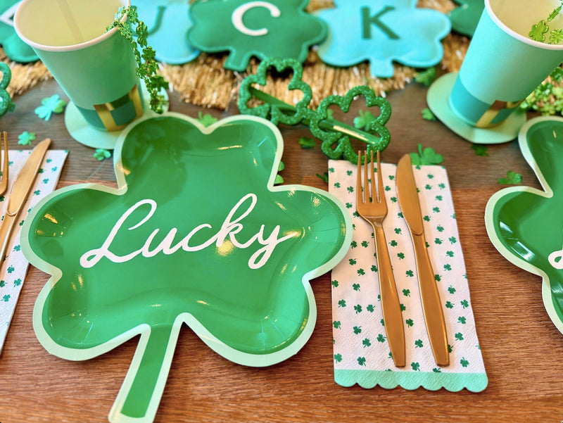 St. Patrick's Day party setup