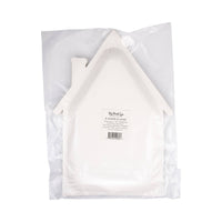 Back packaging of Ginger House Plates showing house-shaped outline and product label.