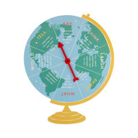 Back to School Globe and Apple Spinner Games