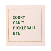 Add some wit to your country club themed party with our pickleball cocktail napkins!