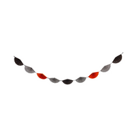 Isolated image of the Fan Bunting Banner displaying 9 open paper fans in alternating patterns.