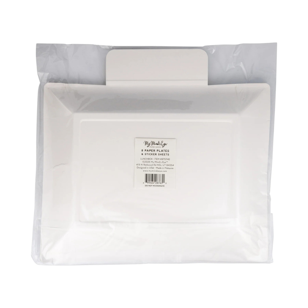 Rear view of packaging with product label and barcode