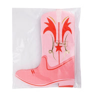 Pink Cowgirl Boot Paper Napkins 18ct | First Rodeo Birthday | Disco Cowgirl Birthday | Bride's Last Rodeo Bachelorette | Cowgirl Party Decor