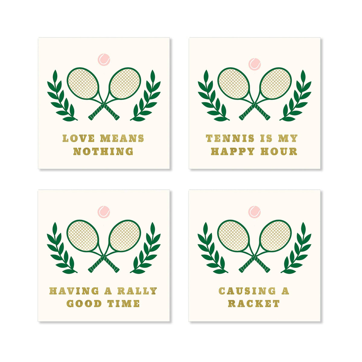 Tennis Sayings Napkin Set