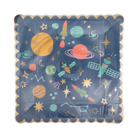 Front packaging of My Mind's Eye Space Pattern Square Plate set