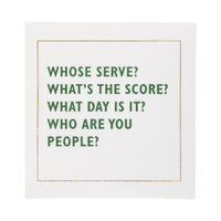 Add some wit to your country club themed party with our pickleball cocktail napkins!