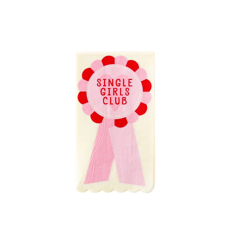 Galentine's day paper dinner napkins