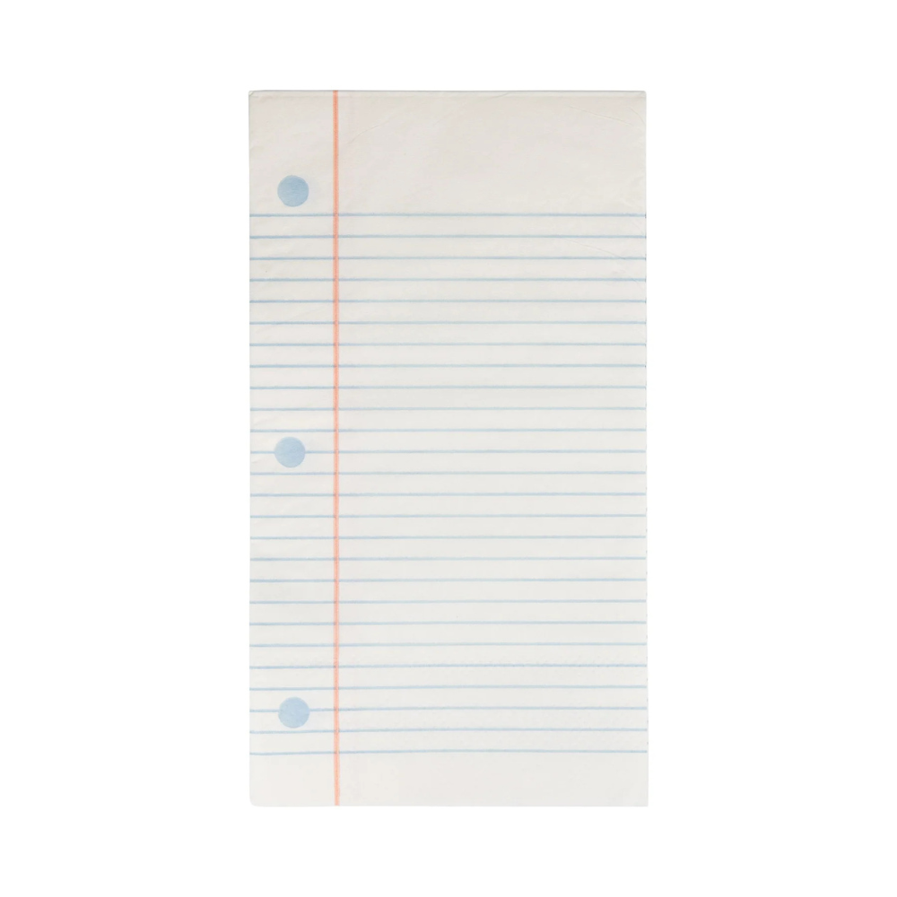 Back to School Notebook Paper Dinner Napkins - Thumbnail 3