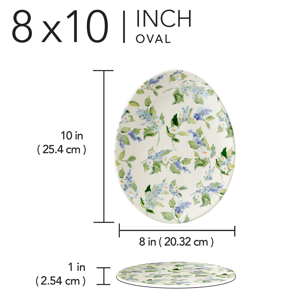 Easter plates shaped like oval eggs with different blue and green designs - perfect for Spring Table
