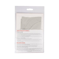 Back packaging view of Santa Mylar Balloon showing inflation instructions