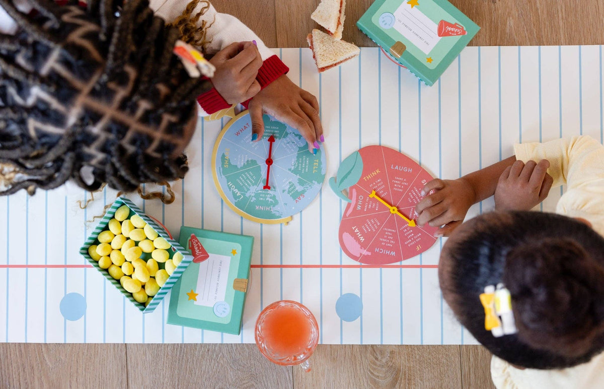 Back to School Globe and Apple Spinner Games