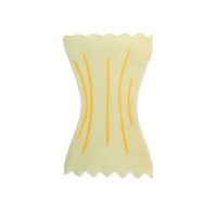 Close-up of the flat Le Dinner Pasta Noodle Guest Napkin shaped like a bowtie noodle.