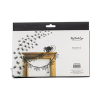 Packaged Spider Web Bunting Banner with product label