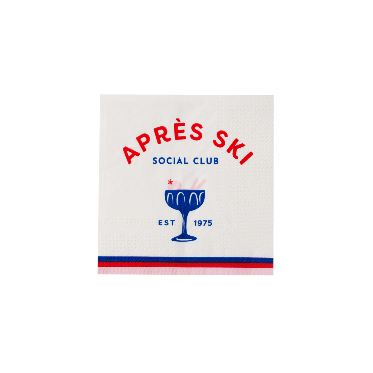 Après Ski Winter Cocktail Napkins