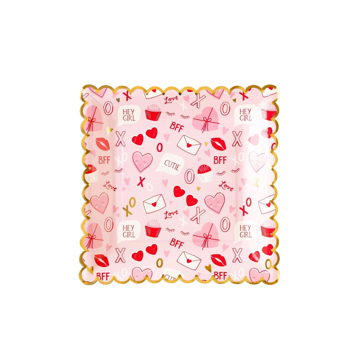 Galentines Square Plate