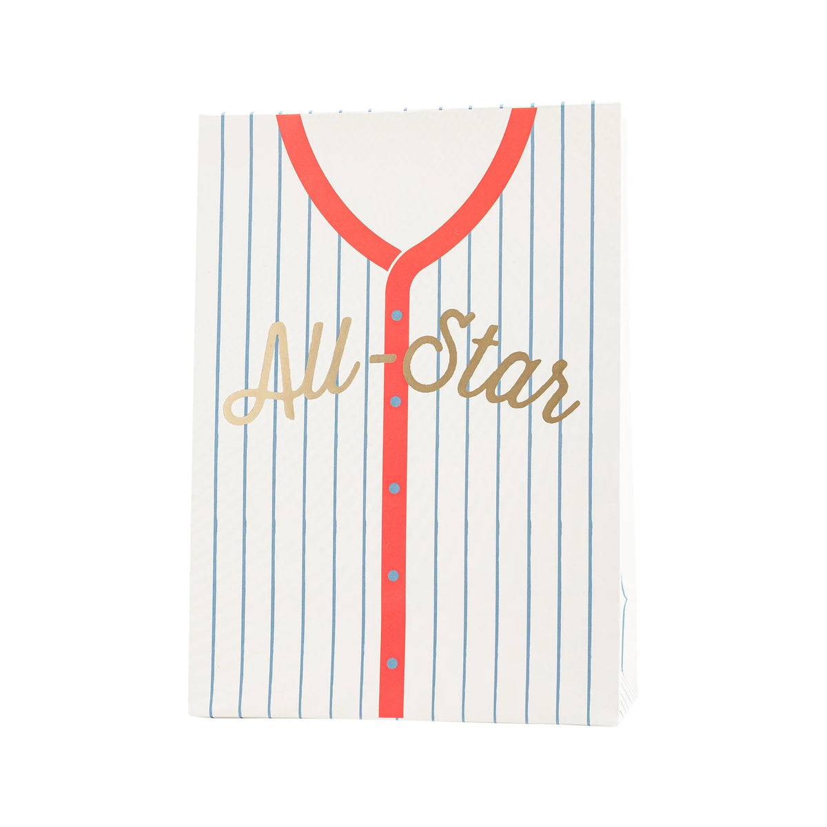 Baseball favor bag