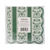 green-floral-stripe-paper-cocktail-napkins-24-pack-back
