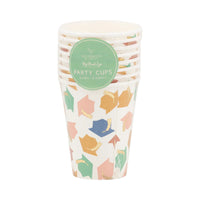 Colorful Graduation Caps Party Cup, 8ct | Graduation Cups, Class of 2025, Graduation Party, Graduation Paper Cups, Pre-School Graduation