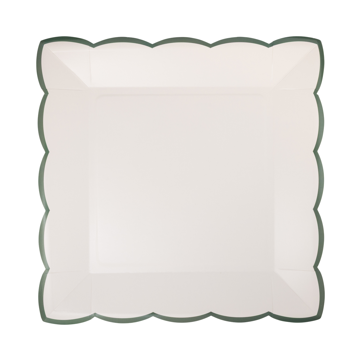 cream-green-scalloped-square-paper-plate