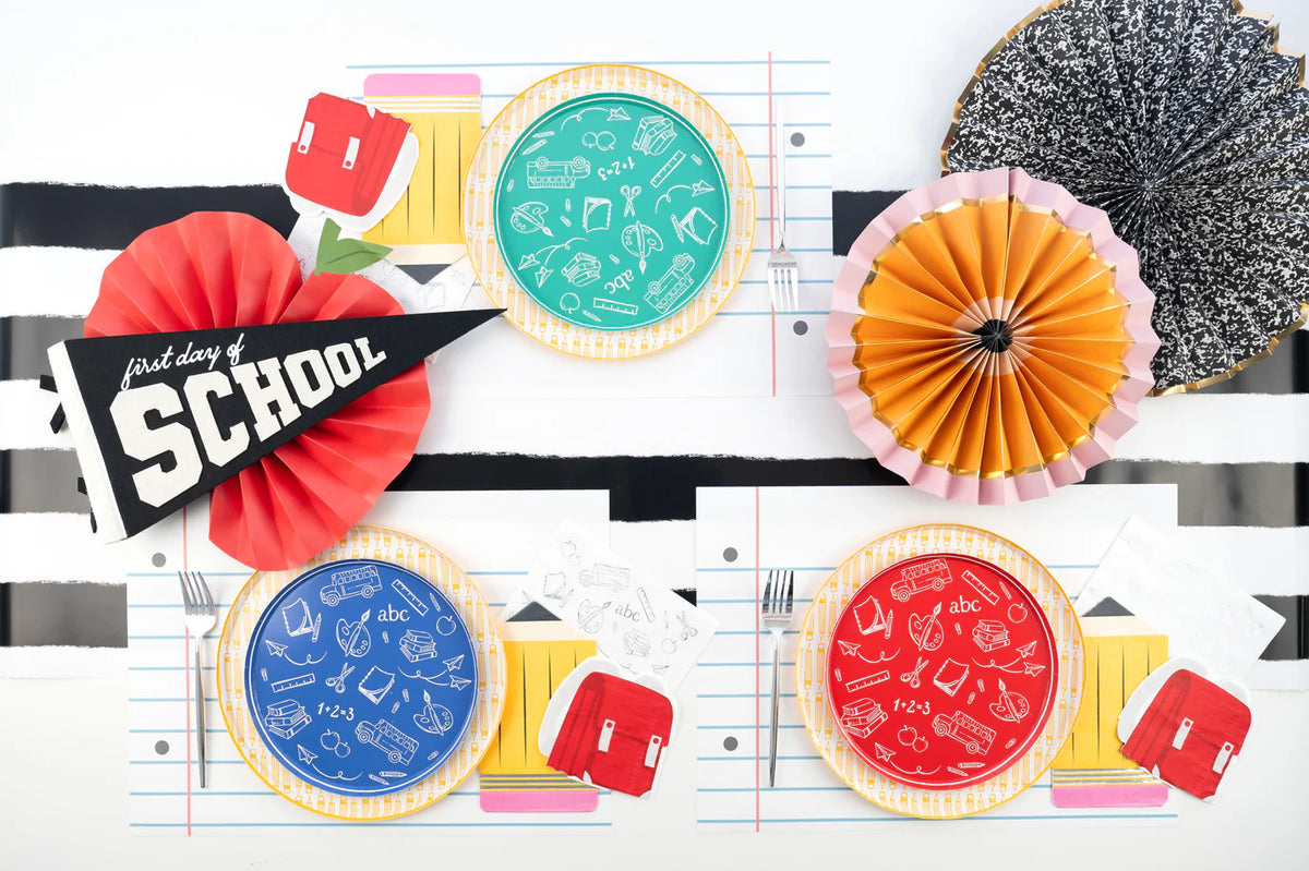 Back to School School Backpack Paper Napkins
