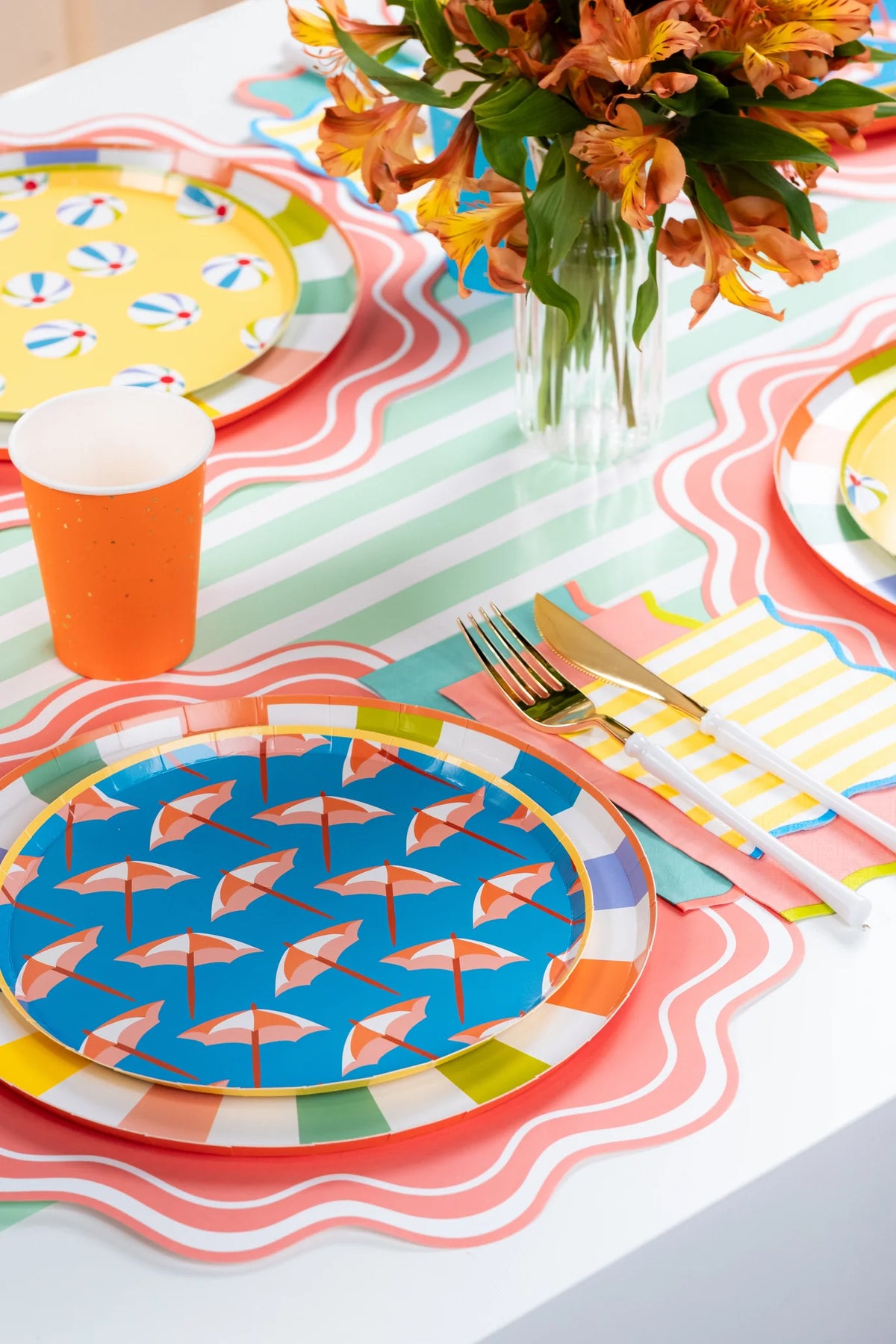 Summer party setting