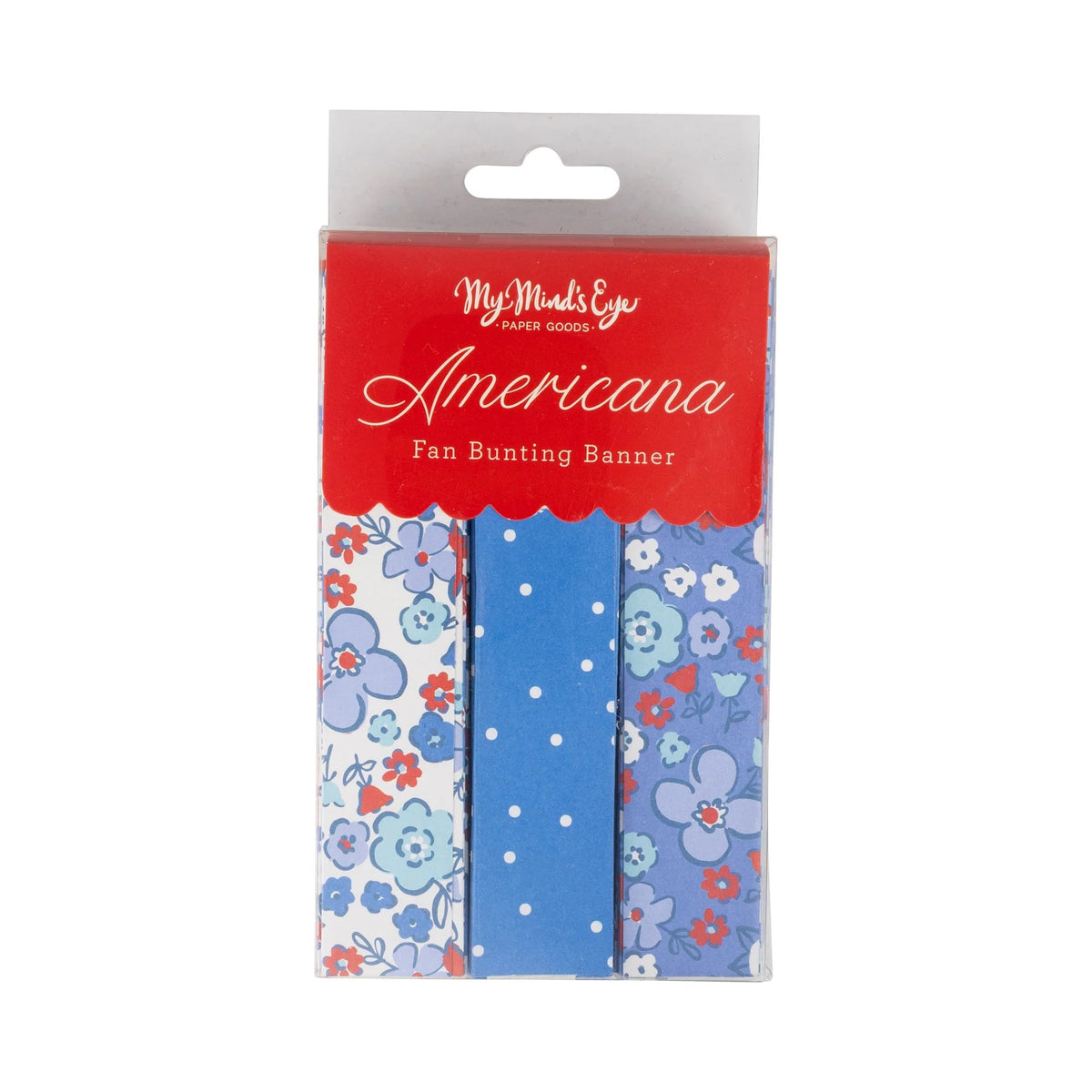 Americana Bunting Banner | 4th of July Banner, Patriotic Banner, Patriotic Paper Banner, 4th of July Party, Memorial Day Party, Garland