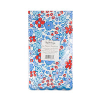 Floral Americana Dinner Napkin, 24ct | Patriotic Napkins, July 4th Paper Napkins, 4th of July Party Supplies, Fourth of July Tableware, USA