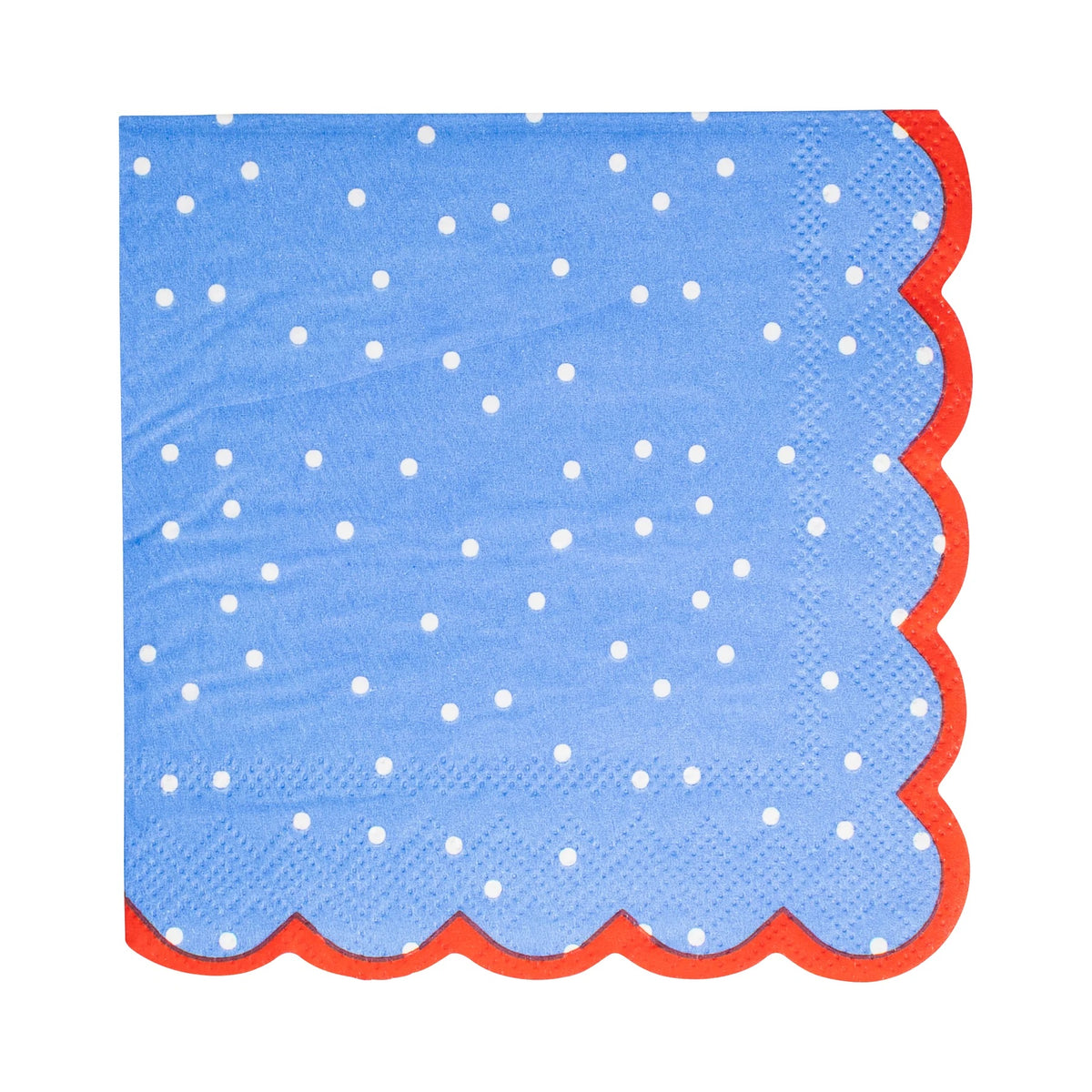 Americana Polka Dot Cocktail Napkins, 24ct | Patriotic Napkins, July 4th Paper Napkins, 4th of July Party Supplies, Fourth of July Tableware