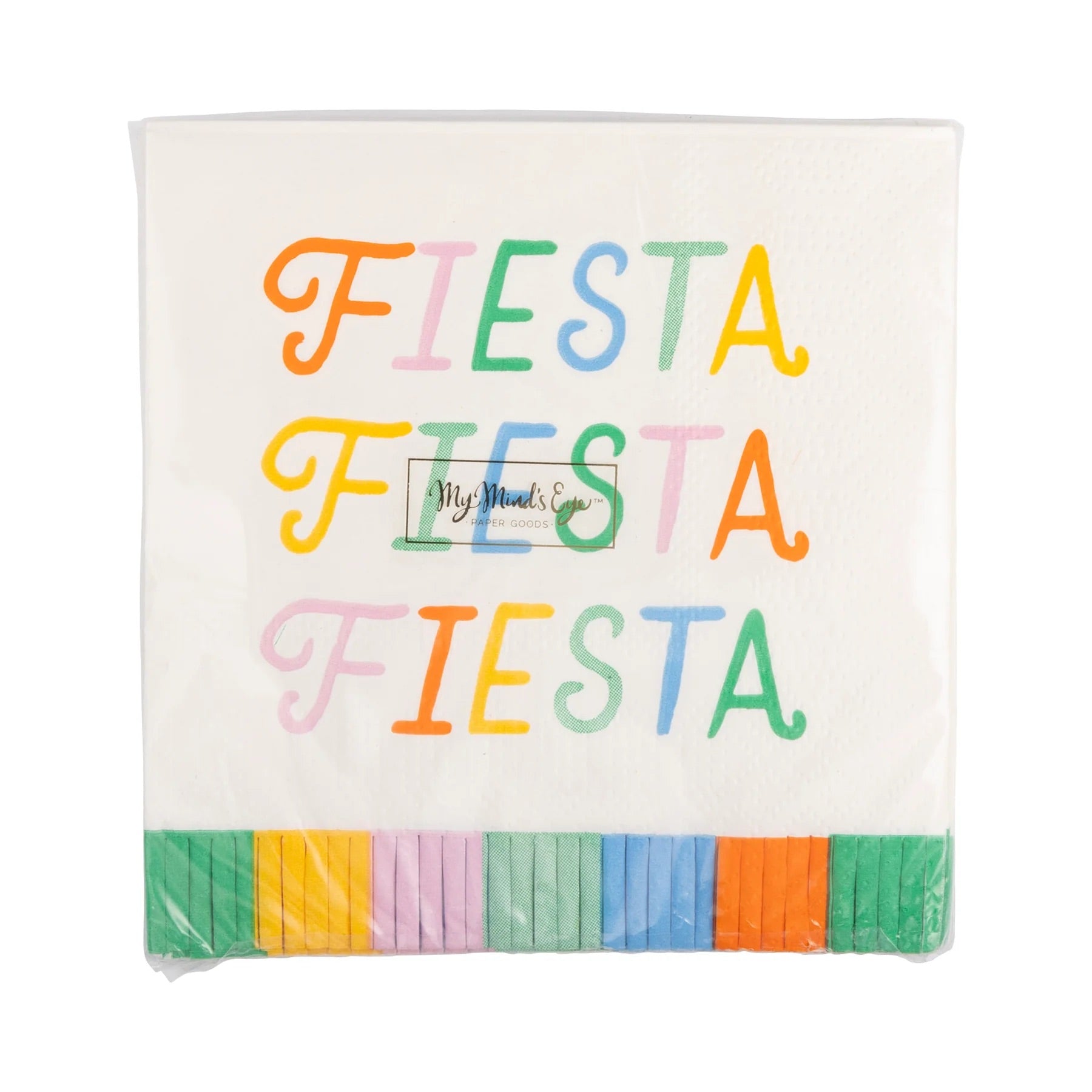 Fiesta Fringed Cocktail Napkins