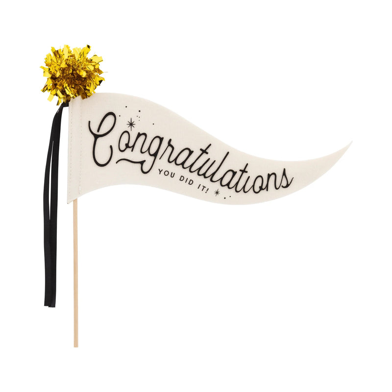 Graduation Felt Pennant | Graduation Decor, Class of 2025, Graduation Party Decor, Senior Grad Party, Congratulations You Did It