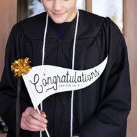 Graduation Felt Pennant | Graduation Decor, Class of 2025, Graduation Party Decor, Senior Grad Party, Congratulations You Did It