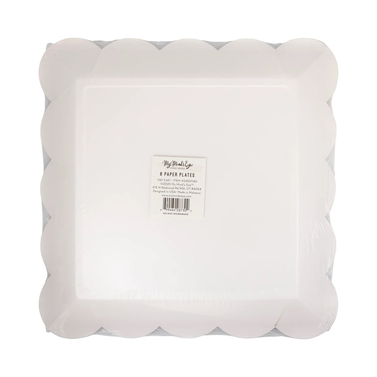 Square Yay Graduation Cap Pattern Plate, 8ct | Graduation Party, Graduation Paper Plates, Grad Party Decor, Graduation Decor, College Grad