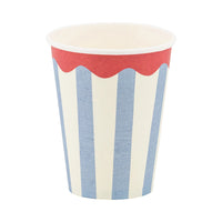 4th of July Paper Party Cups, 8ct | Red, White and Blue Paper Cups, Memorial Day Cups, American Flag Cups, Patriotic Paper Cups