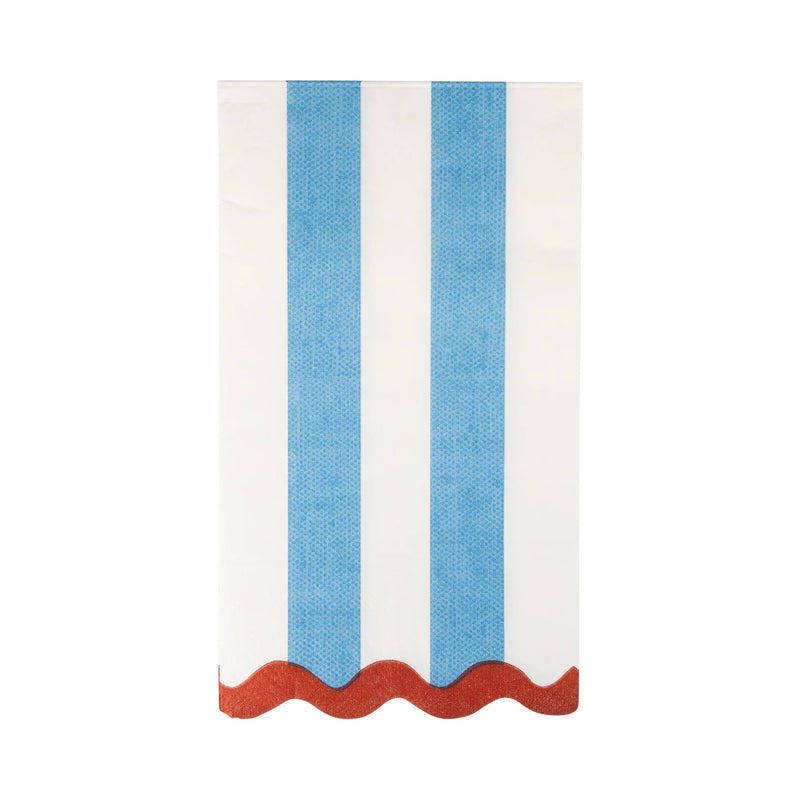 Hamptons Stripes Dinner Napkin, 24ct | July Fourth Napkins, 4th of July Napkins, Red White and Blue Paper  Napkins, Memorial Day Decor, USA
