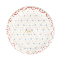 Hamptons Petite Stars 9" Paper Plates, 8ct | Patriotic Plates, July 4th Paper Plates, 4th of July Party Supplies, Stars and Stripes Plate
