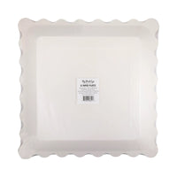 Large Striped Rainbow Paper Plates