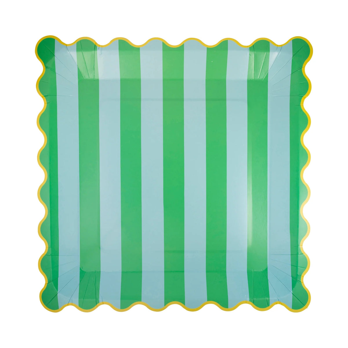 Large Striped Rainbow Paper Plates
