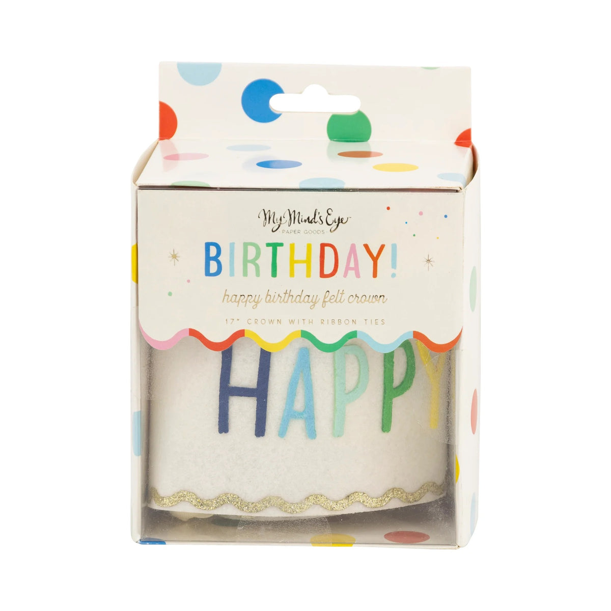 Felt Kids Birthday Crown | Birthday Party Decor, Kids Birthday Hat, Fabric Birthday Crown, Felt First Birthday Hat, Happy Birthday