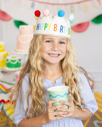 Felt Kids Birthday Crown | Birthday Party Decor, Kids Birthday Hat, Fabric Birthday Crown, Felt First Birthday Hat, Happy Birthday