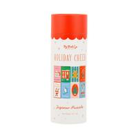 Holiday Cheer 500 piece Christmas jigsaw puzzle in its cylindrical gift tube