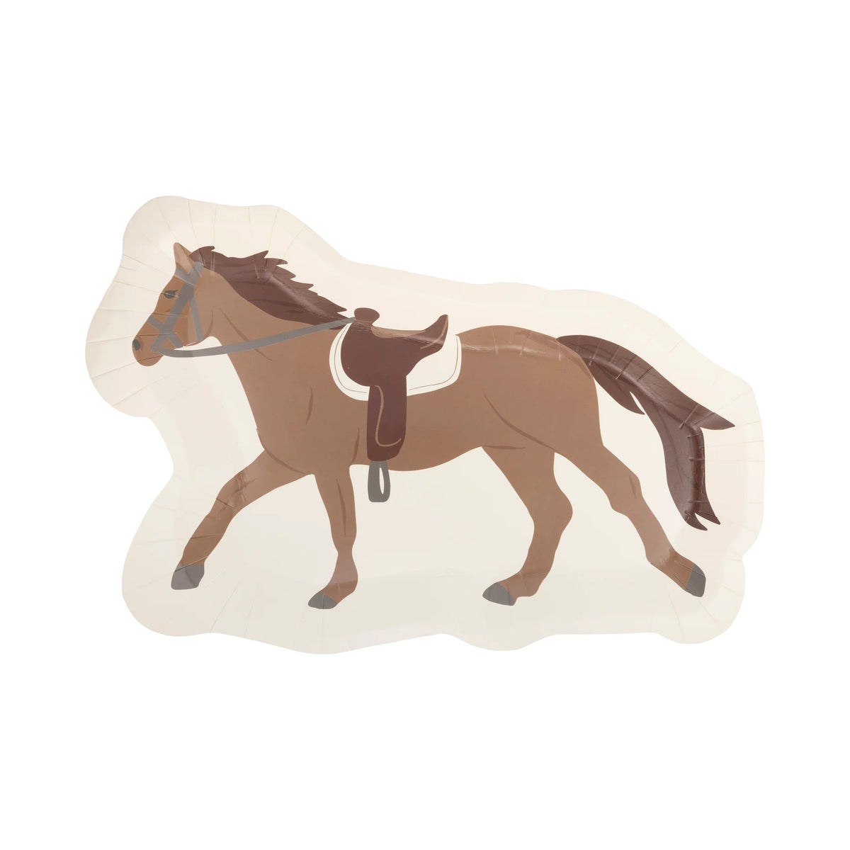 Horse Party Paper Plates, 8ct | Pony Party, Country Birthday, Wild West Party Supplies, Western Baby Shower, Equestrian Birthday