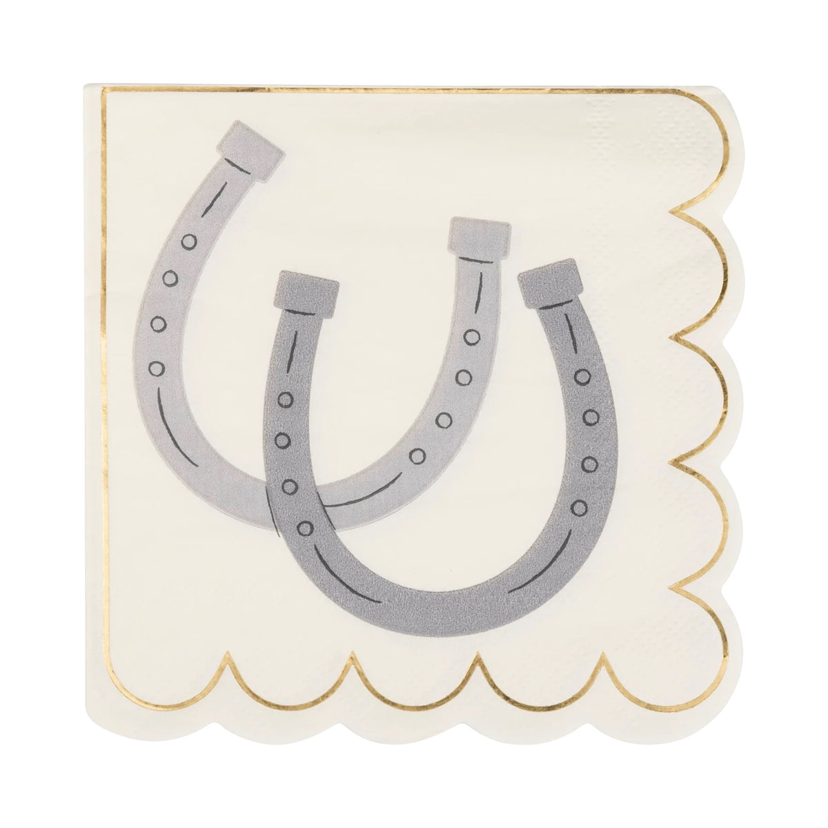 Horseshoe Paper Napkins 18ct | Cowboy Birthday, Western Party Supplies, Western Baby Shower, Farm Birthday, First Rodeo Birthday