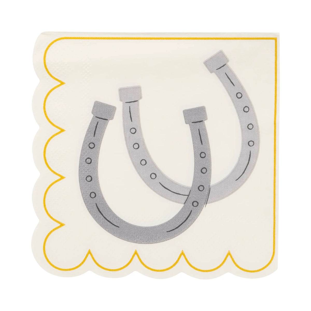 Horseshoe Paper Napkins 18ct | Cowboy Birthday, Western Party Supplies, Western Baby Shower, Farm Birthday, First Rodeo Birthday