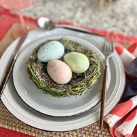 Spring birds nest perfect as a spring table decoration.