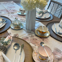 Savannah Runner Floral Table Runner, 16" x 90"