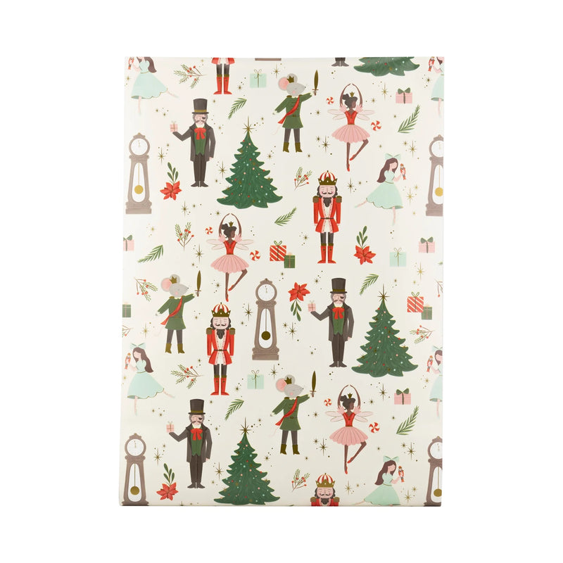Nutcracker designed Paper Christmas Table Runner