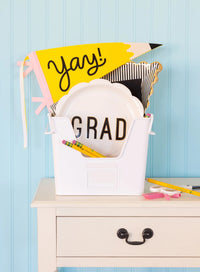 Yay Pencil Felt Pennant | Graduation Flag, Graduation Party, Graduation Centerpiece, Grad Party Decor, First Day of School, Preschool Grad