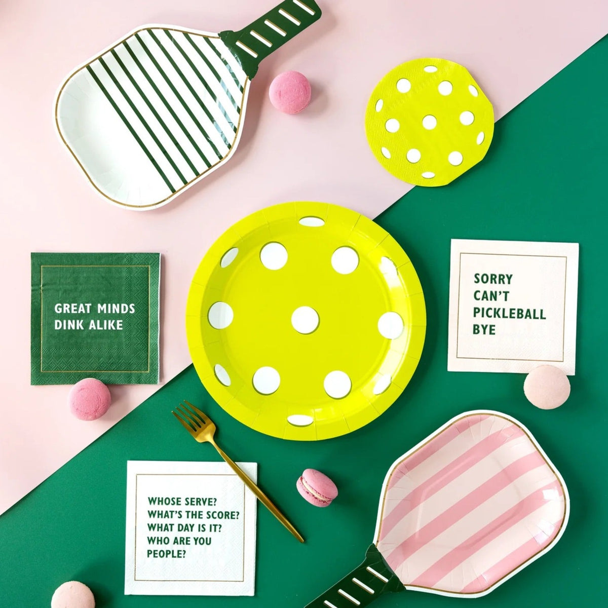 Add some wit to your country club themed party with our pickleball cocktail napkins!